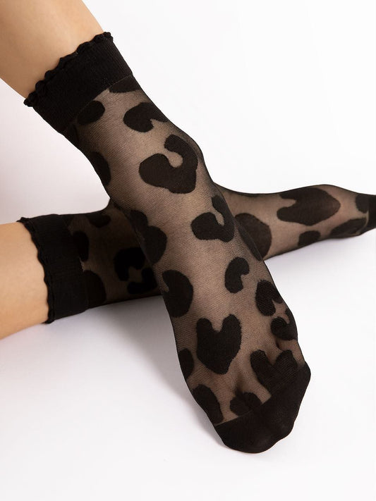 Calzini fantasia animalier 20 den Alpine