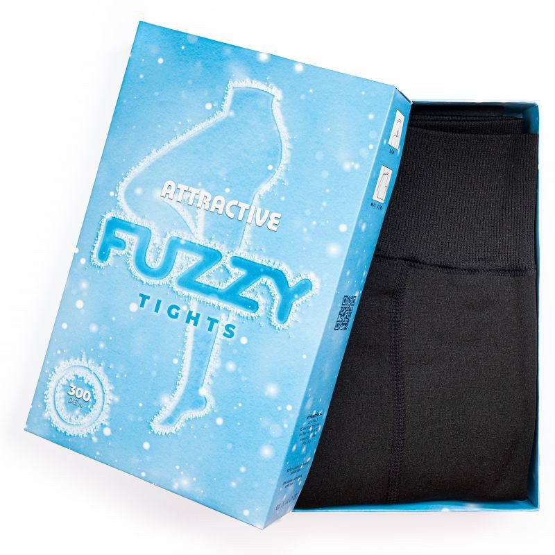 Collant invernali termici in peluche 300 den Fuzzy
