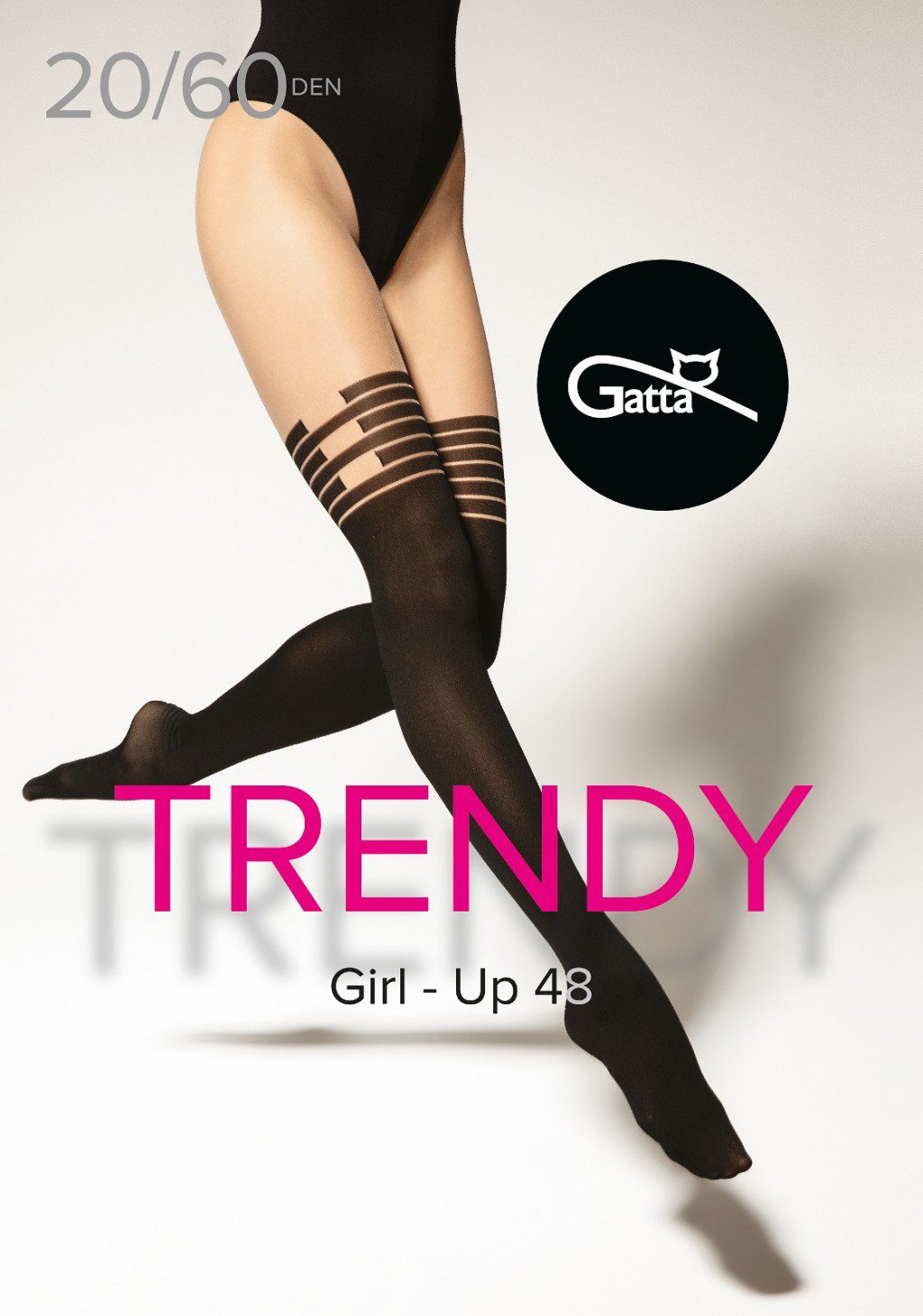Collant finte parigine 20/60 den Girl-Up 48