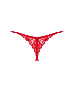 Perizoma aperto rosso Ingridia
