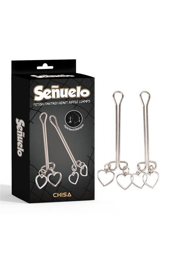 Stringi capezzoli con cuoricini