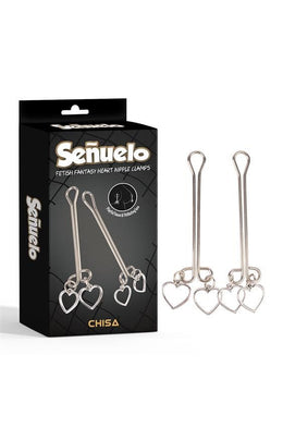 Stringi capezzoli con cuoricini