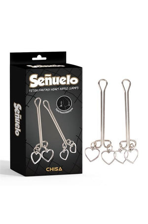 Stringi capezzoli con cuoricini