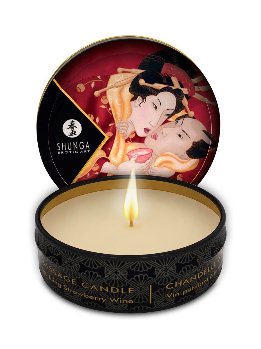 Candela massaggio erotico Spumante alla fragola