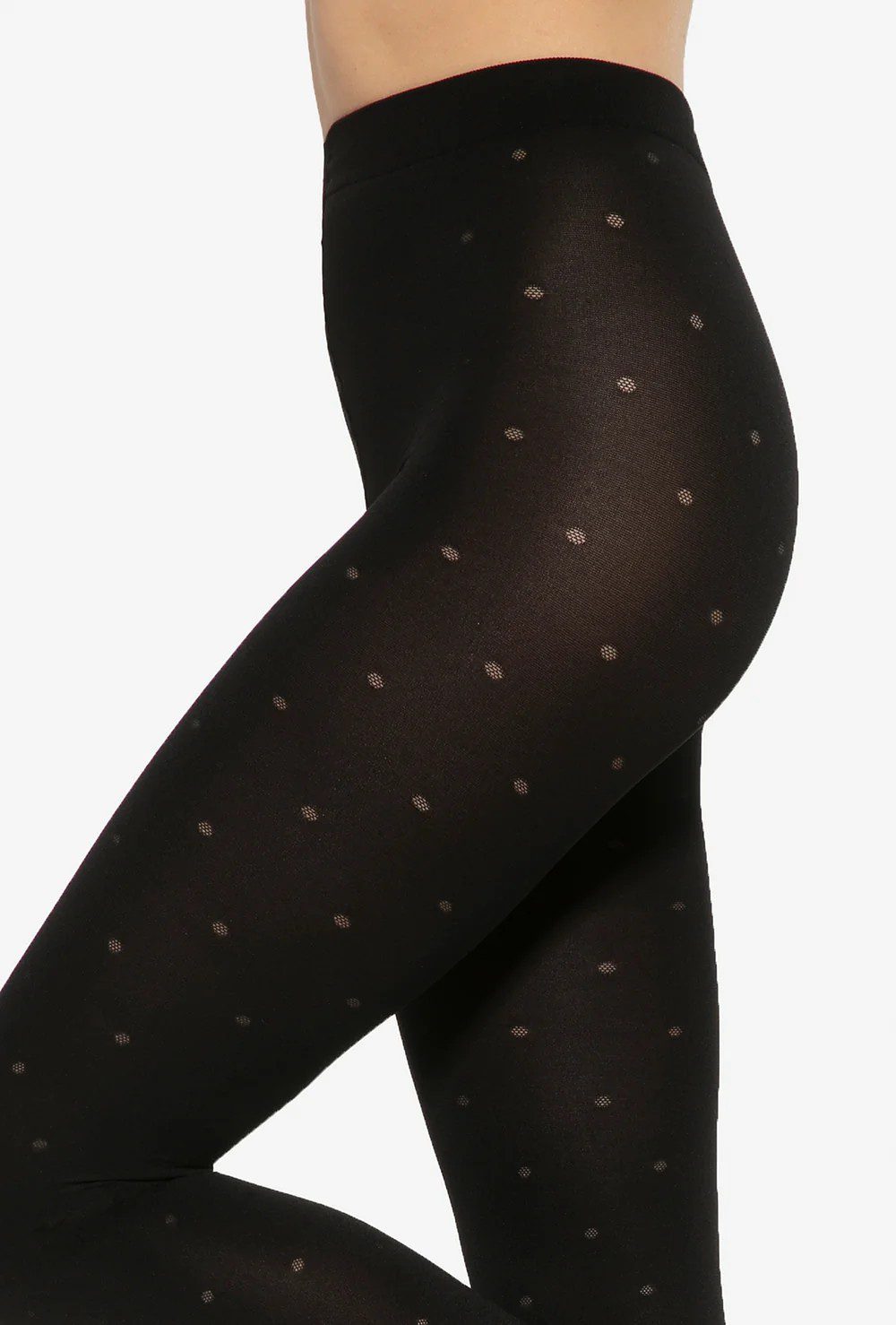 Collant a pois effetto push up 40 den Modeline 04