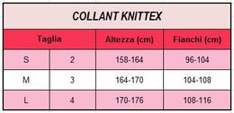 Collant coprente con cuoricini rossi 50 den cinturino in pizzo
