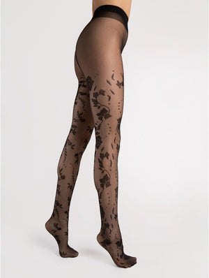 Collant fantasia floreale 20 den Flores