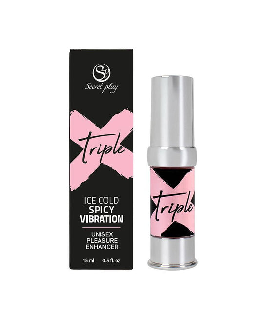 Gel intimo intensificatore vibrante Triple X 15 ml