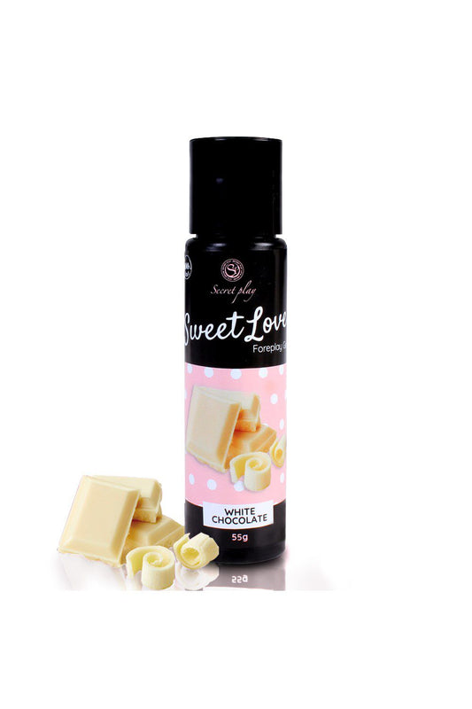 Gel lubrificante edibile gusto cioccolato bianco 60 ml