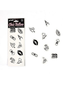10 tatuaggi adesivi temporanei Chic Tattoo Candy Collection
