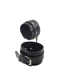 Cavigliere in simil pelle con catena Be Good