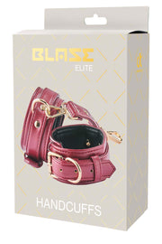 Polsini in simil pelle rossa con catena Blaze Elite