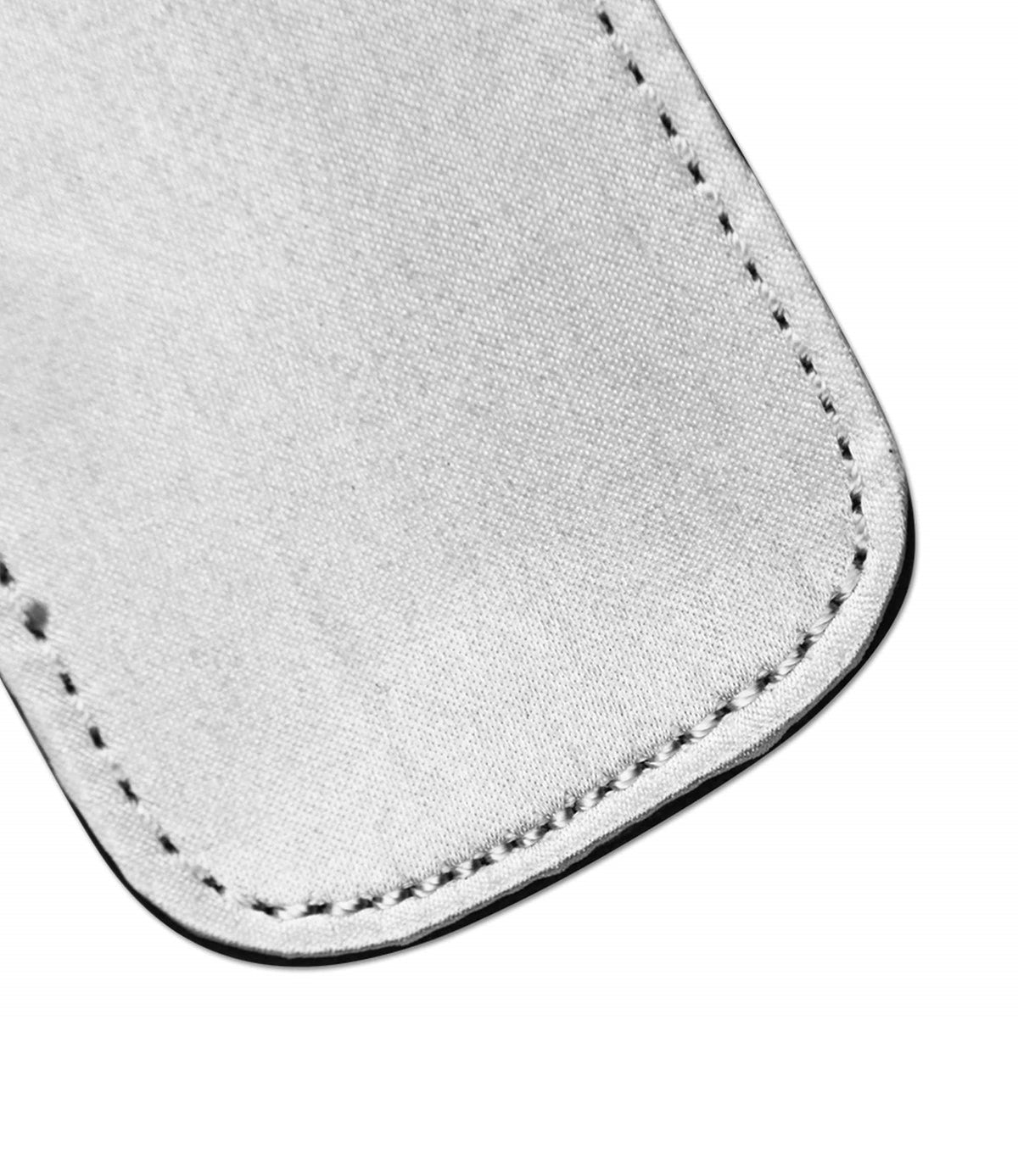 Frustino Spanker in ecopelle nera e raso argentato