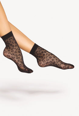 Calzini velati fantasia animalier 15 den Spring Vibes 02