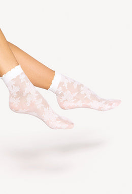 Calzini effetto pizzo 15 den Spring Vibes 11