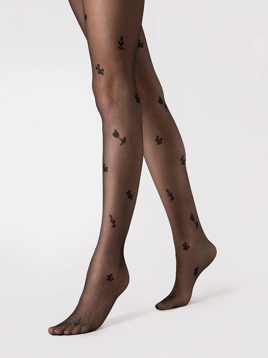 Collant fantasia floreale 20 den Petal