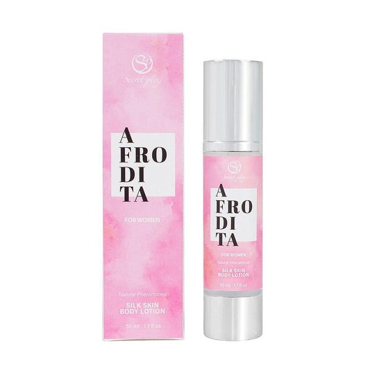 Lozione corpo pelle di seta con feromoni Afrodita 50 ml