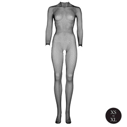 Bodystocking a rete maniche lunghe