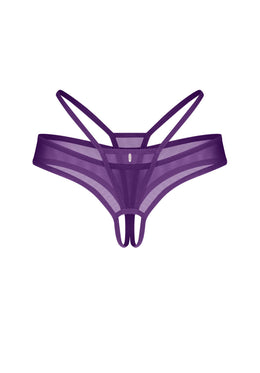 Perizoma viola aperto sotto Vibres