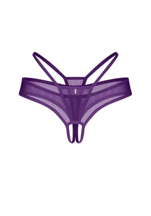 Perizoma viola aperto sotto Vibres