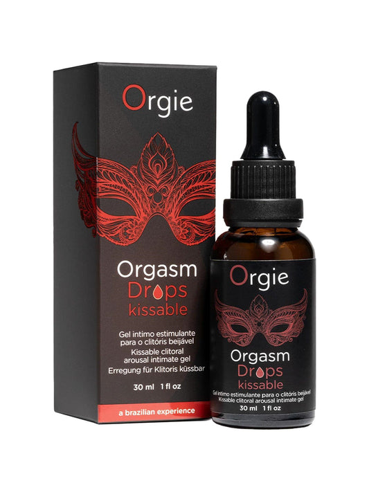 Gel stimolante per clitoride Orgasm Drops Kissable 30 ml