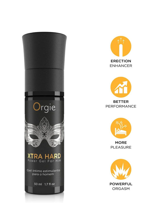 Gel intimo stimolante uomo Xtra Hard 50 ml