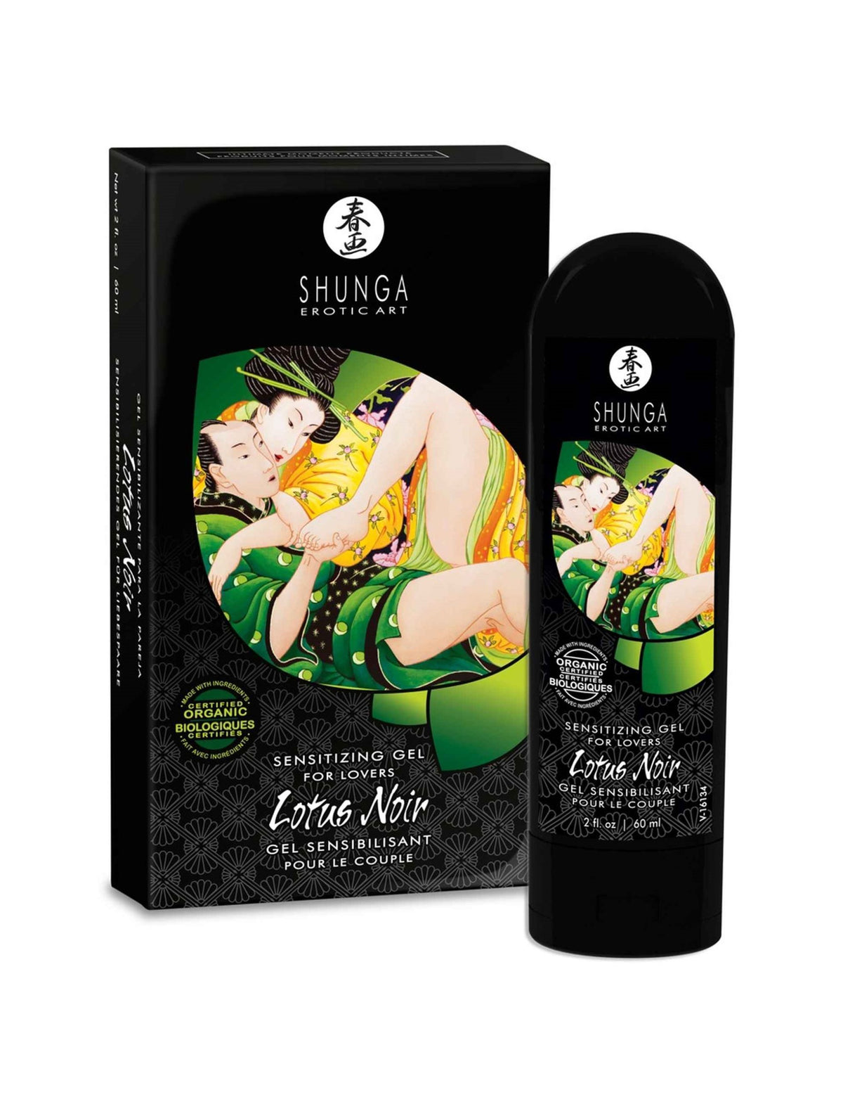 Gel intimo stimolante per coppia Lotus Noir 60 ml