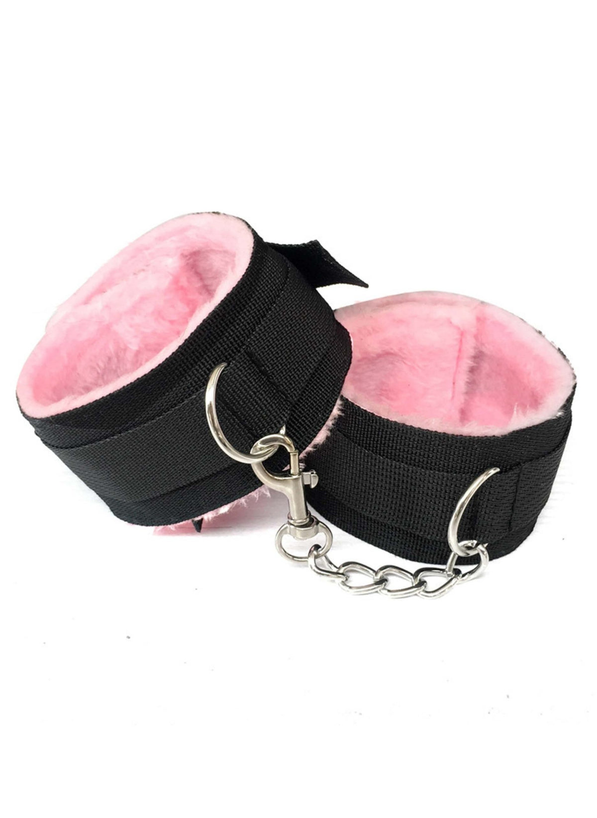 Set soft bondage BDSM 8 pezzi nero rosa
