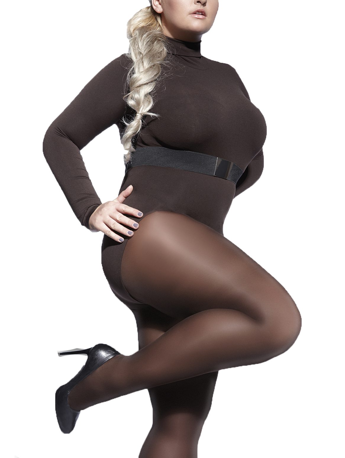 Collant plus size taglie comode XXL 40 den Perla