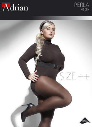 Collant plus size taglie comode XXL 40 den Perla