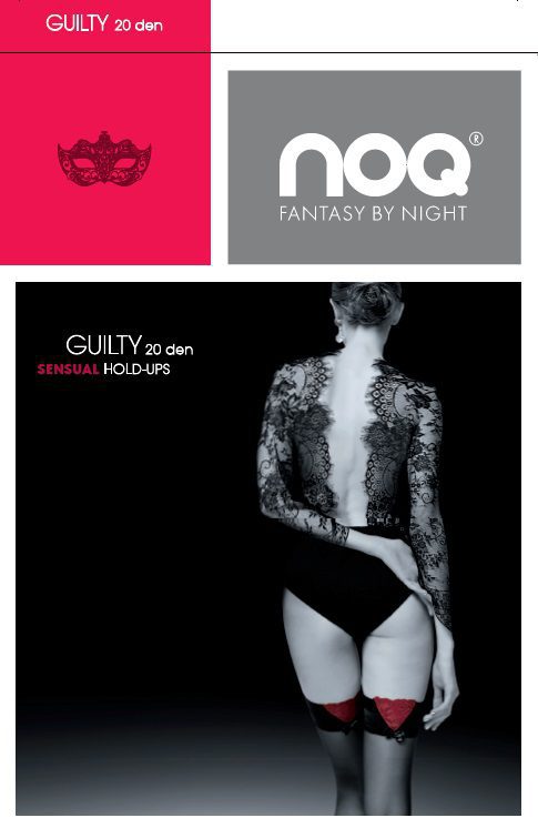 Calze autoreggenti balza con fiocco Guilty 20 den