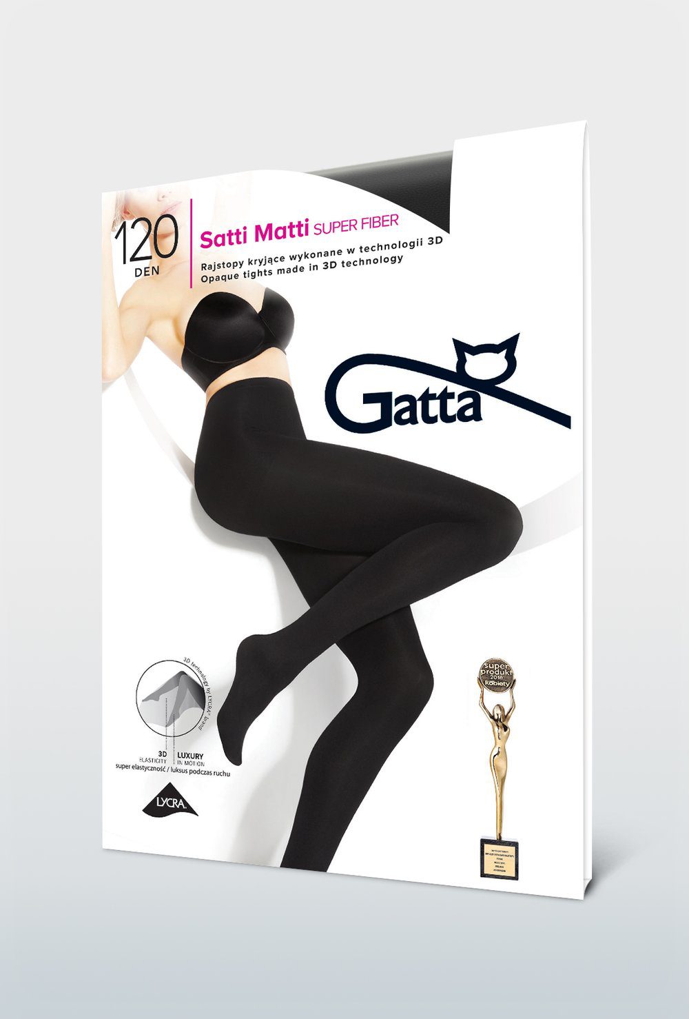 COLLANT COPRENTE OPACO LYCRA 3D SATTI MATTI 120 DEN