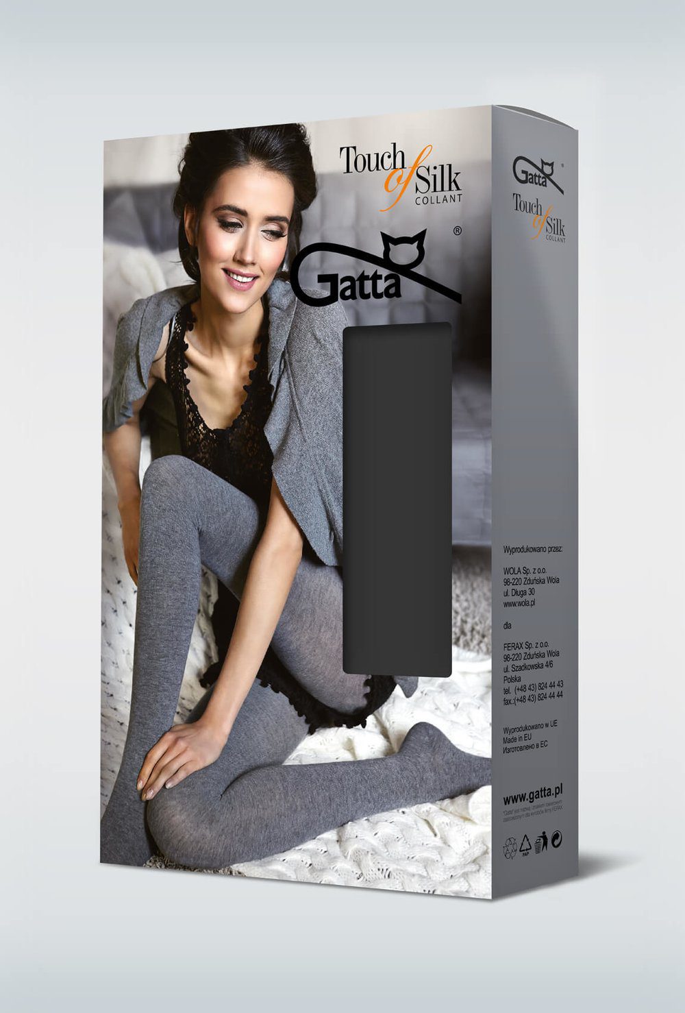 Collant coprente in cotone con seta Touch of Silk
