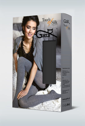 Collant coprente in cotone con seta Touch of Silk