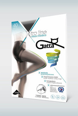 Collant a compressione graduata 6 mm/Hg 40 den