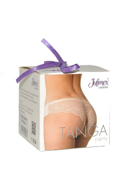 Tanga in pizzo senza cuciture taglio laser