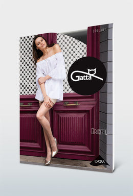 Collant a rete effetto pizzo Brigitte 09