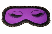 MASCHERINA OCCHI IN COTONE VIOLA
